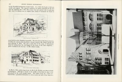 Spread from Mrs. Schuyler Van Rensselaer (Mariana Griswold)’s Henry Hobson Richardson and His Works, 1888. Avery Architectural & Fine Arts Library
