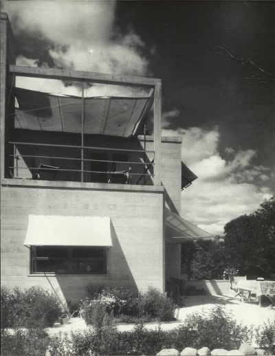 Eleanor Raymond, side elevation, Rachel Raymond House, Belmont, Mass., 1931. Harvard University Graduate School of Design, Frances Loeb Library, Special Collections
