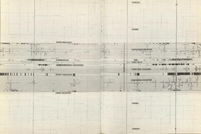 Mary Otis Stevens and Thomas McNulty, “linear society” diagram, World of Variation, 1970
